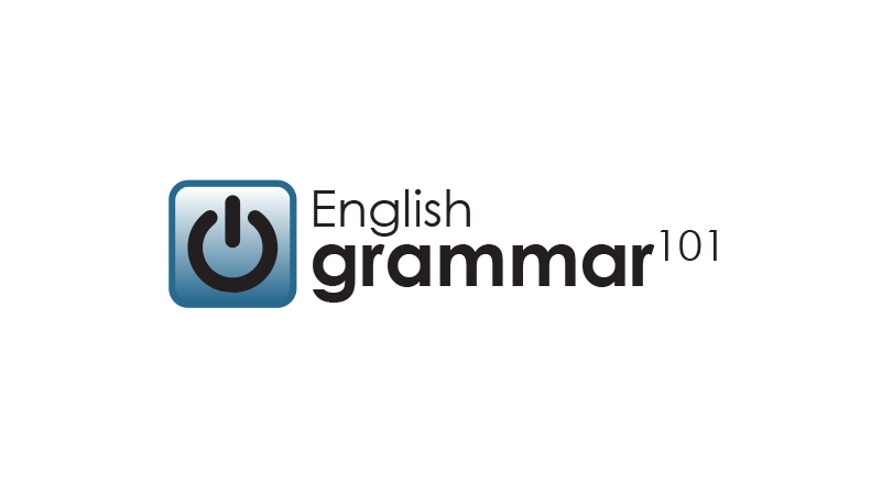 English Grammar 101 logo design