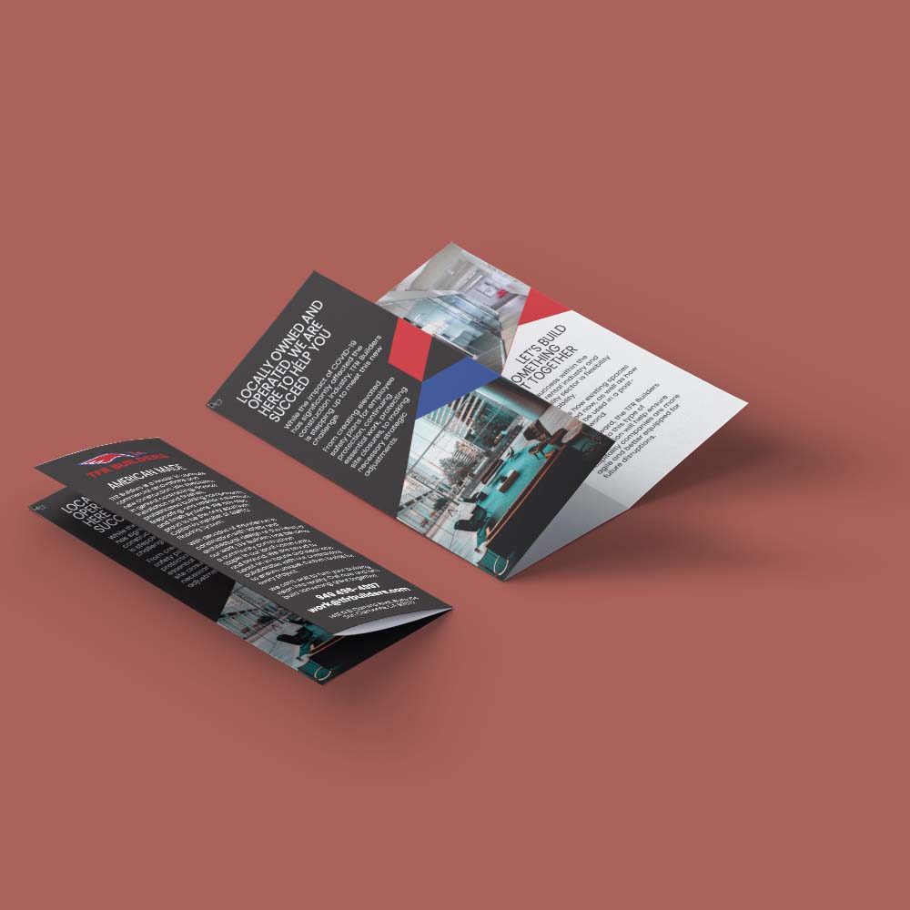 TFR Builder tri-fold brochure
