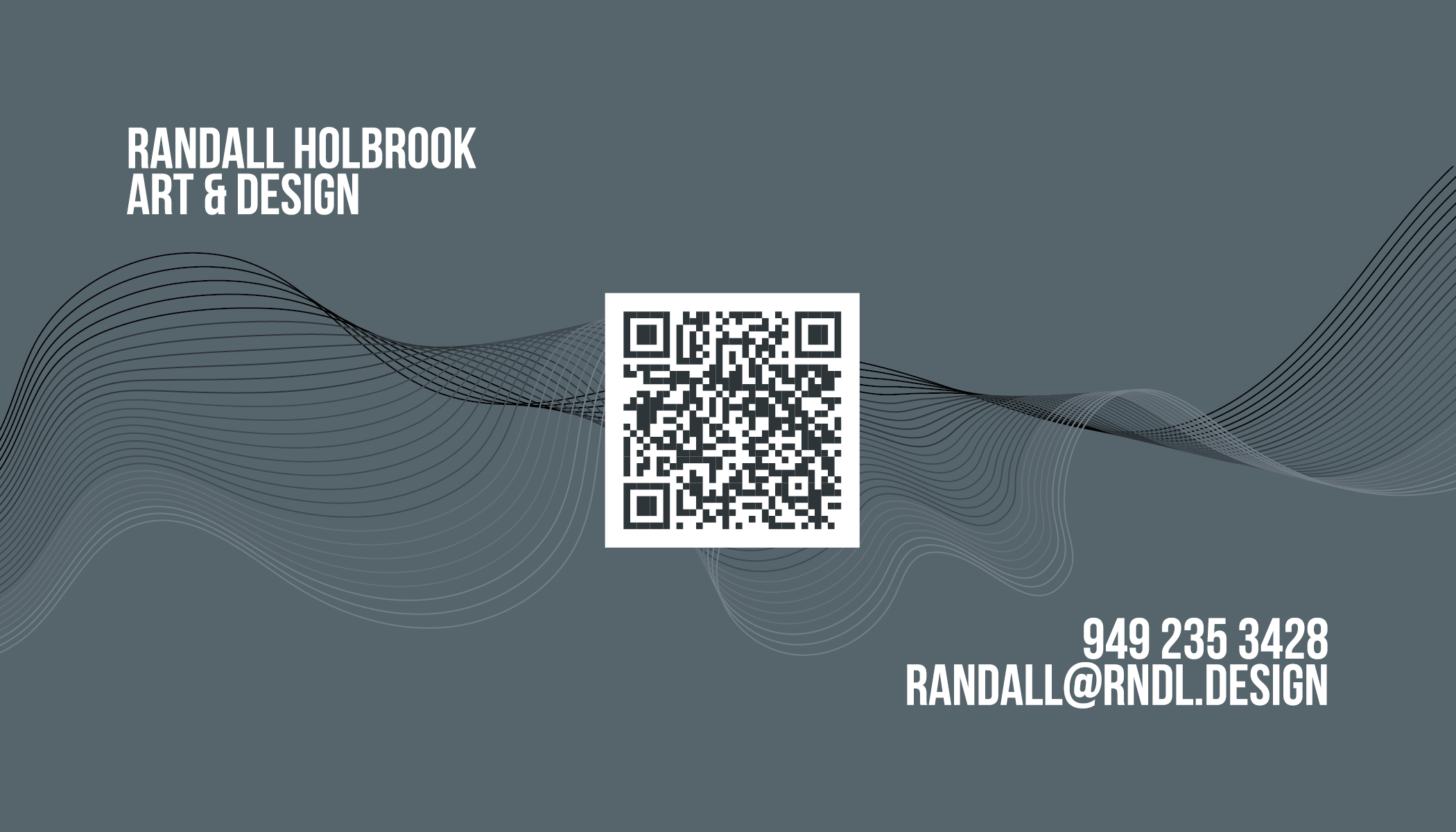 Randall Holbrook Art & Design Business Card